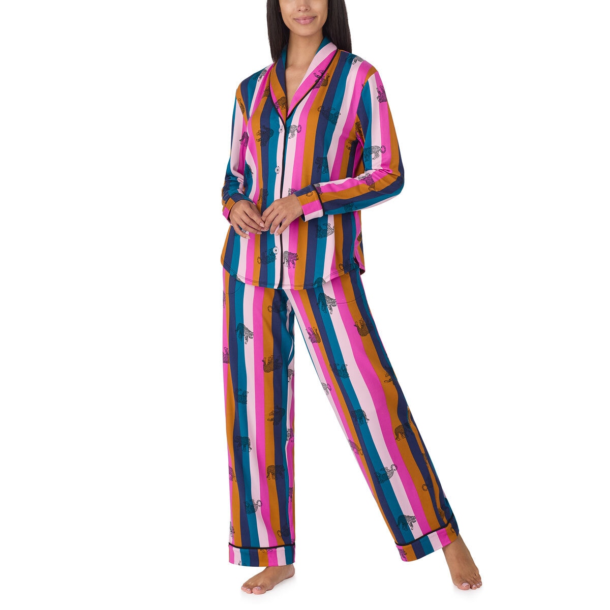 Women's notch collar pajamas sale