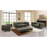 Isla Green Fabric Large 3 Seater Sofa