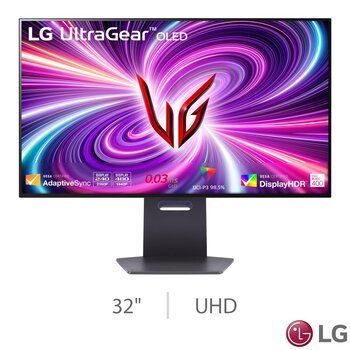 LG UltraGear 32 Inch UHD 240Hz OLED Gaming Monitor, 32GS95UV-B