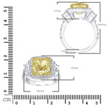 5.23ctw Emerald Cut Diamond Ring, Platinum