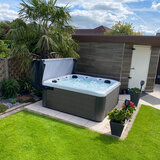 Blue Whale Spa San Julien 89-Jet 5 Person Hot Tub in White - Delivered and Installed