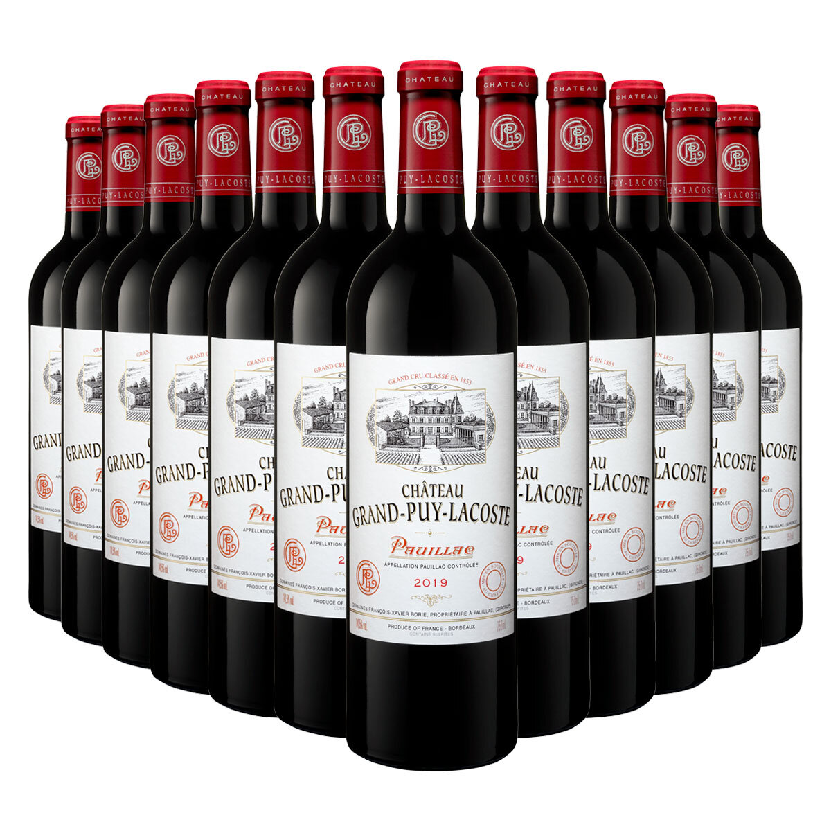 Chateau Grand Puy Lacoste Pauillac GCC 2019, 12 x 75cl