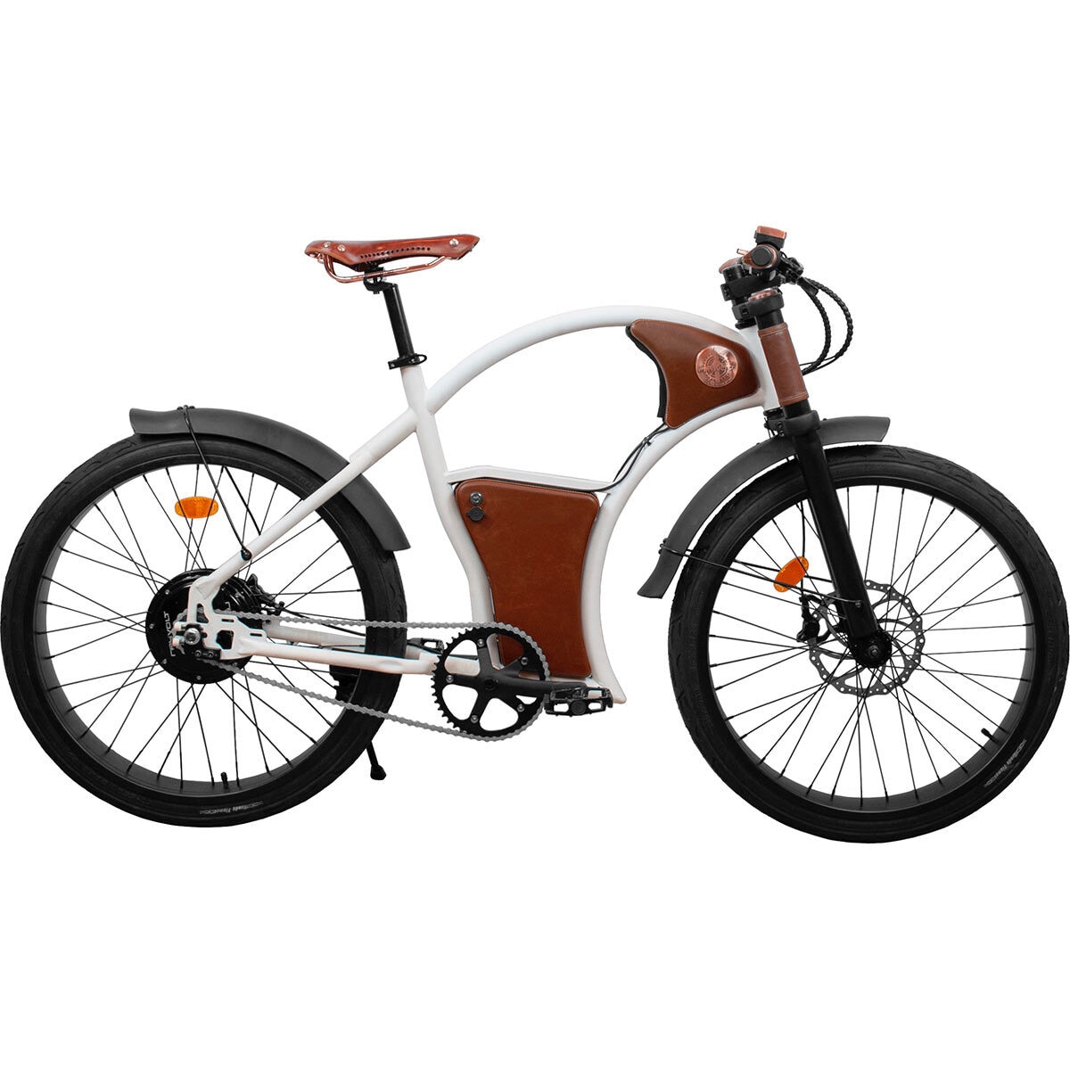 Side Profile Image for Rayvolt Torino Polar White E Bike