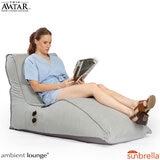 Ambient Lounge Avatar Lounger Outdoor Bean Bag in Light Grey