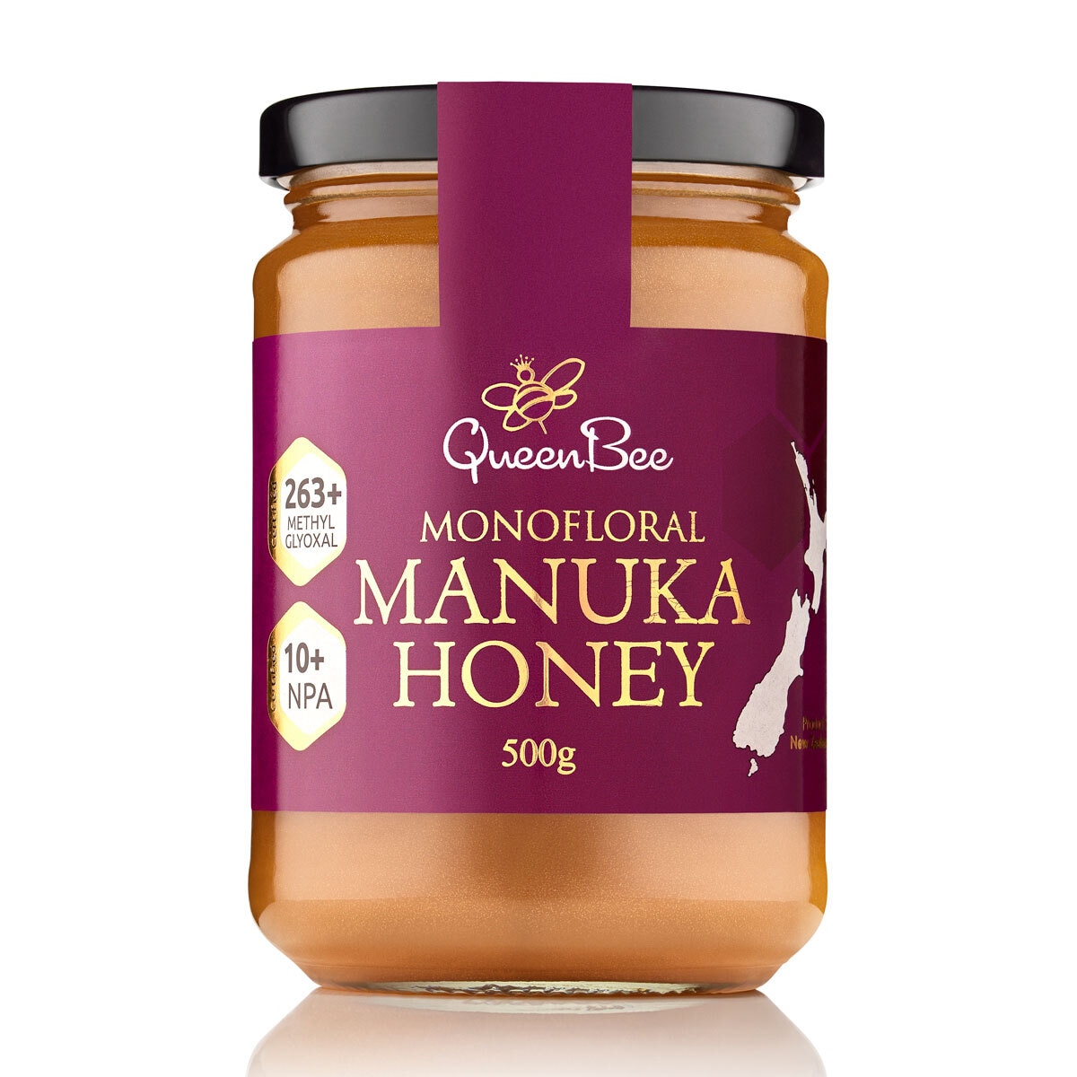 Download Queen Bee Manuka Honey Mgo 263 500g Costco Uk PSD Mockup Templates