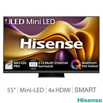 Hisense 55U86KQTUK 55 Inch Mini-LED Freely Smart TV