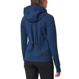 Mondetta Ladies Hooded Running Jacket in Blue