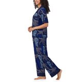 DKNY Ladies Notch Collar 3 Piece PJ Set in Animal Print DKNY Ladies Notch Collar 3 Piece PJ Set in Animal Print