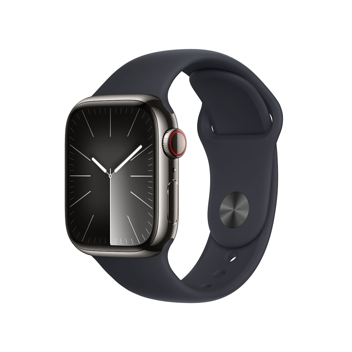 Buy Apple Watch Series 9 Cel, 41mm Graphite Stainless Steel Case / Midnight Sport Band S/M, MRJ83QA/A at Costco.co.uk