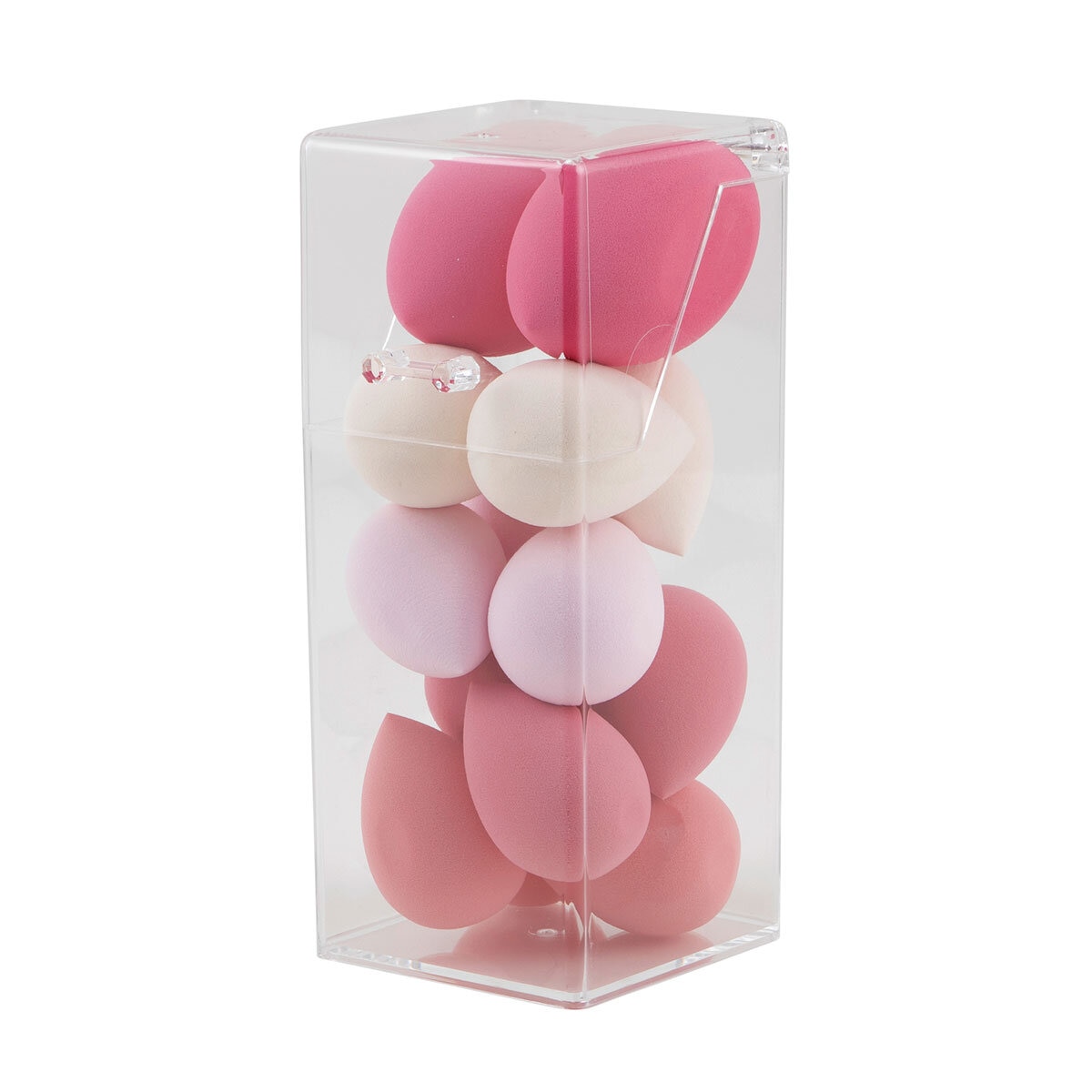 Thinkspace Beauty, Beauty Sponges Set, 14 Pieces in Pink