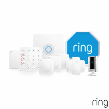 Ring 12pc Alarm Starter Kit Including Outdoor Siren with Indoor Camera Ring 12pc Alarm Starter Kit Including Outdoor Siren with Indoor Camera