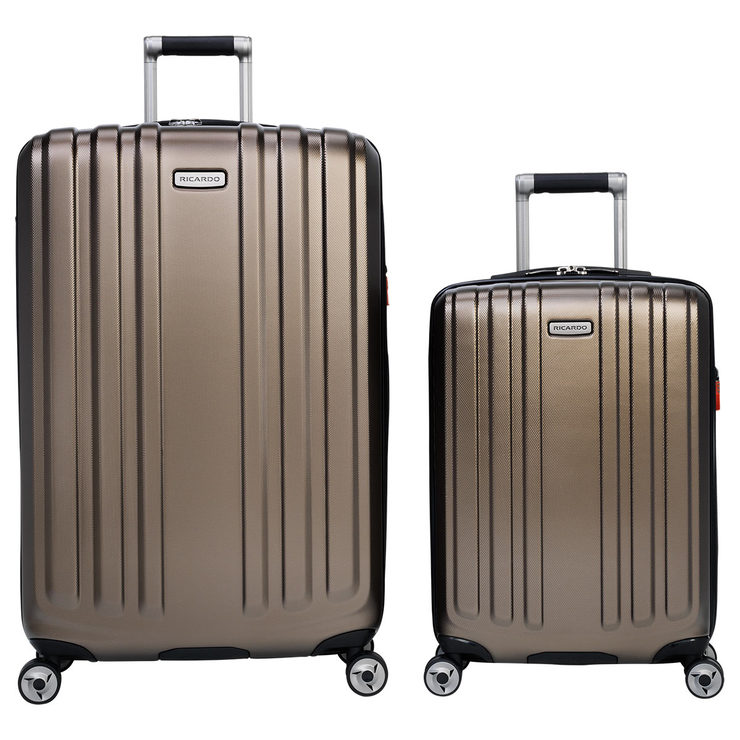 Ricardo Mulholland Drive 2 Piece Hardside Suitcase Set, Blue | Costco UK