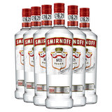 6 Bottles of Smirnoff Vodka