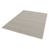 Patio Outdoor Beige Stripe Rug