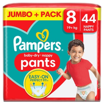 Pampers Baby Dry Pants Size 8, 44 Pack