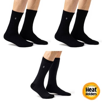 Heat Holders Men's Lite Thermal Socks, 3 Pack