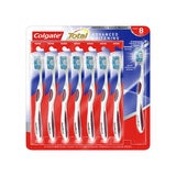 Colgate Total Advanced Whitening Medium Toothbrush, 8 Pack