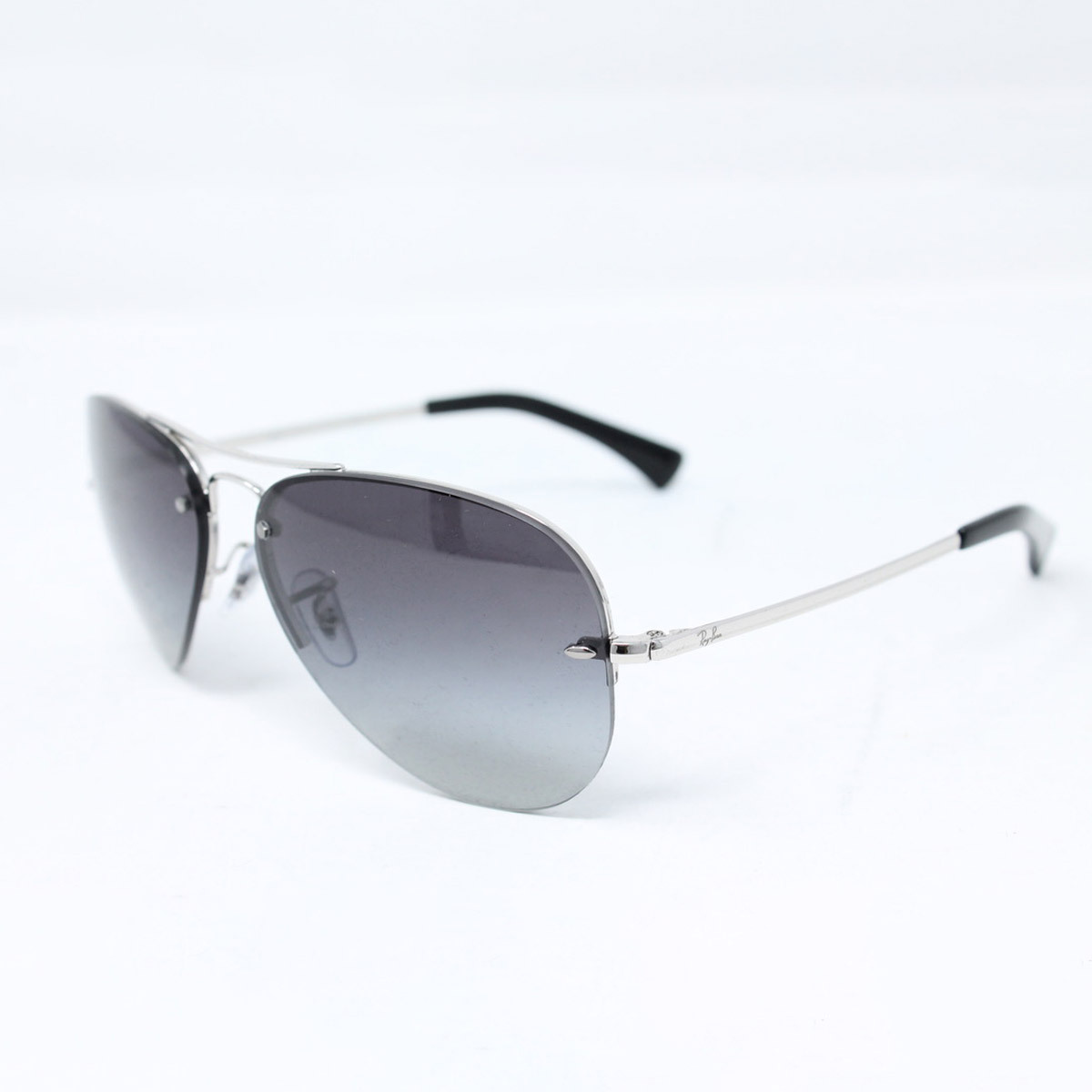 Ray Ban Chrome Metal Sunglasses with 
