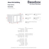 Installed Green Retreats Basebox Garden Room 3.6m x 3m