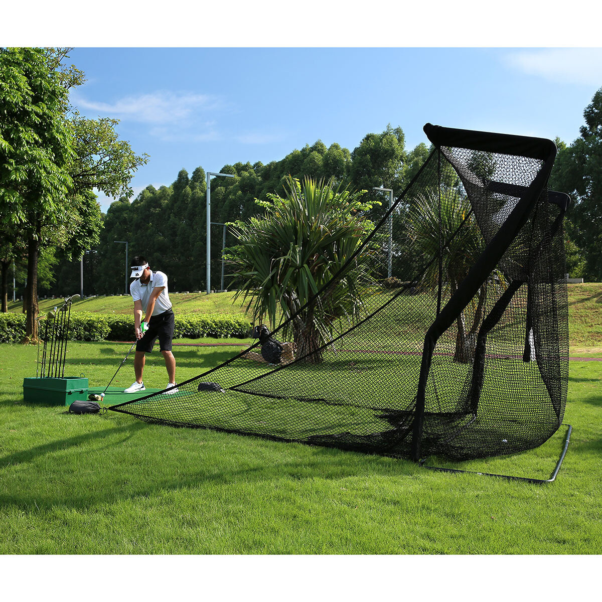 On Par Deluxe Home Golf Driving Net