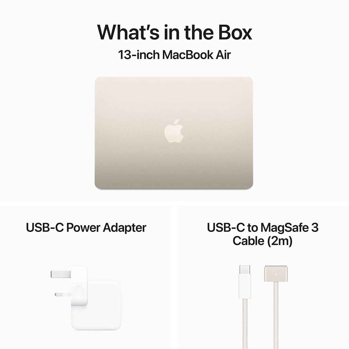 Buy Apple MacBook Air 2024, Apple M3 Chip, 16GB RAM,512GB SSD, 13.6 Inch in Starlight, MXCU3B/A at costco.co.uk