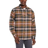 Orvis Men's Heavy Weight Shirt in Brown