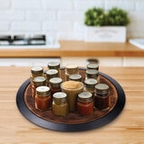 Birdrock Lazy Susan with Chalkboard