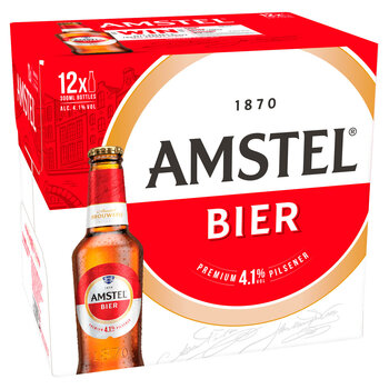 Amstel Bier Lager, 12 x 330ml