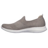 Skechers Ladies Ultra Flex Trainers in Taupe