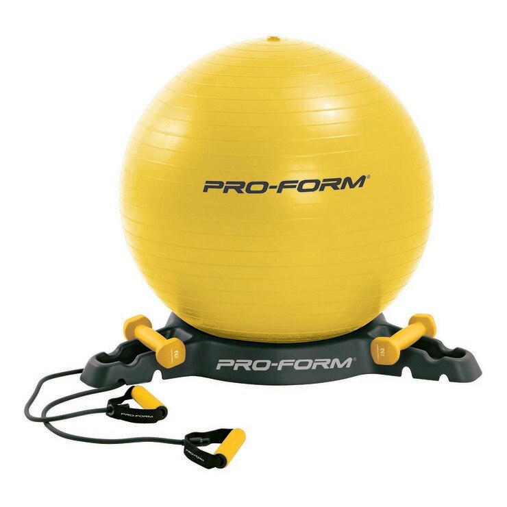 Proform Stability Ball Training Kit with Dumbells | Costco UK