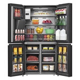 Hisense RQ760N4IFE, Multidoor Fridge Freezer E Rating in Black