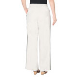 B.C. Clothing Co. Ladies pull-on trouser with contrast side stripe in Sand