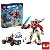 LEGO DREAMZzz Cooper's Tiger Mech & Zero's Hot Rod Car - Model 71497 (9+ years)