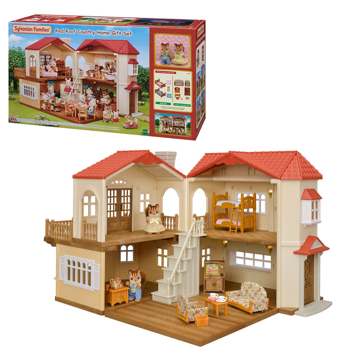 Buy Sylvanian Families Red Roof Country Home Box & Items Image at Costco.co.uk
