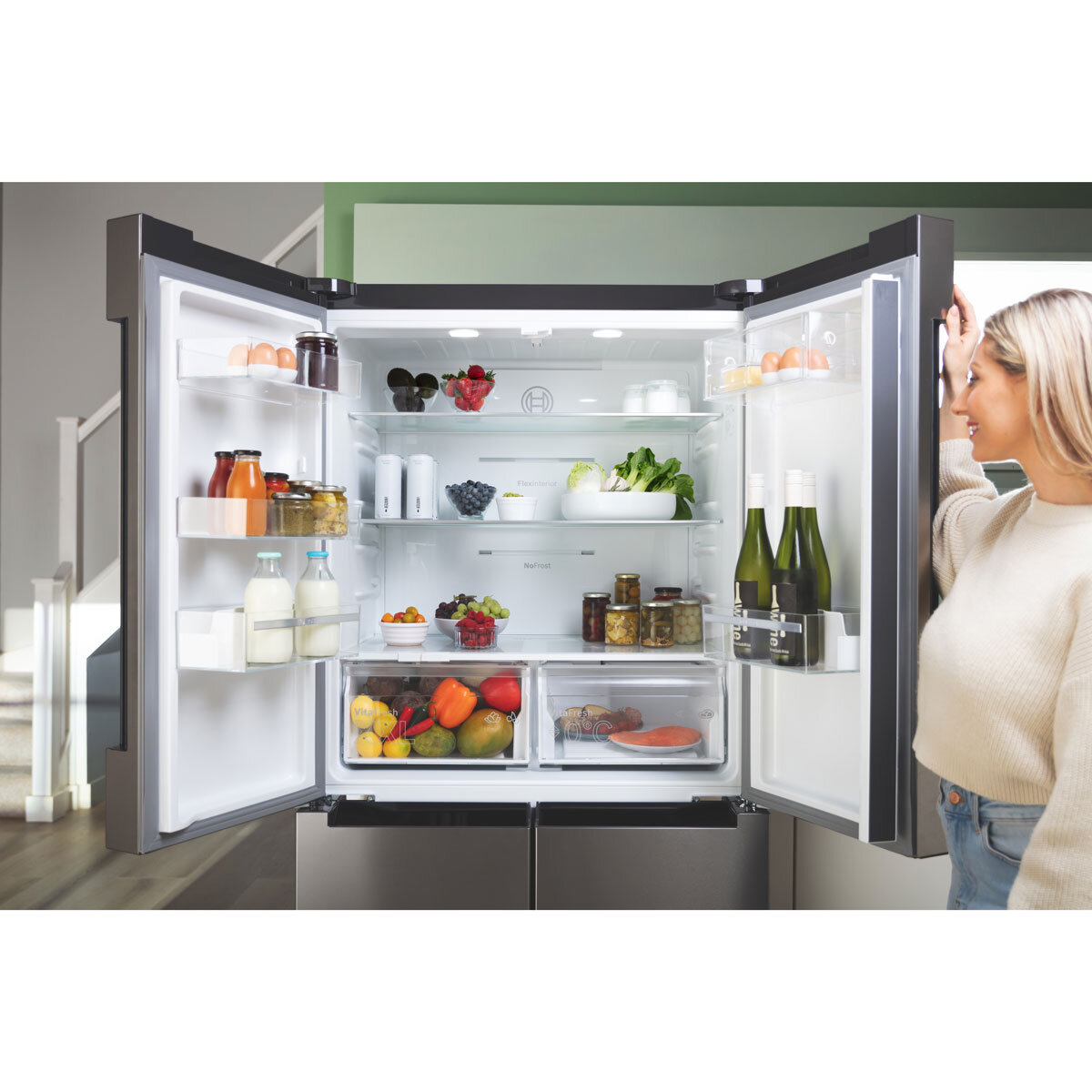 Buy Bosch KFN96VPEAG, Freestanding Fridge Freezer, E Rated in Stainless Steel at Costco.co.uk