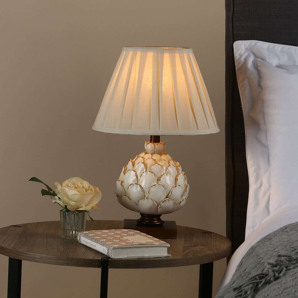 Layer Small Table Lamp Cream With Shade