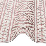 Jazz Pink Indoor/Outdoor Rug close up showing rug texture