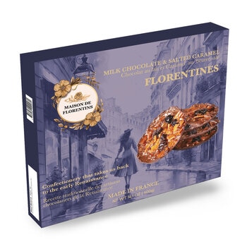 Maison De Florentins Milk Chocolate & Salted Caramel Florentines, 400g