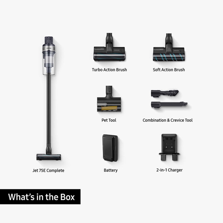 Samsung Jet 75 Complete Vacuum Cleaner VS20B75ACR5/EU Samsung Jet 75 Complete Vacuum Cleaner VS20B75ACR5/EU