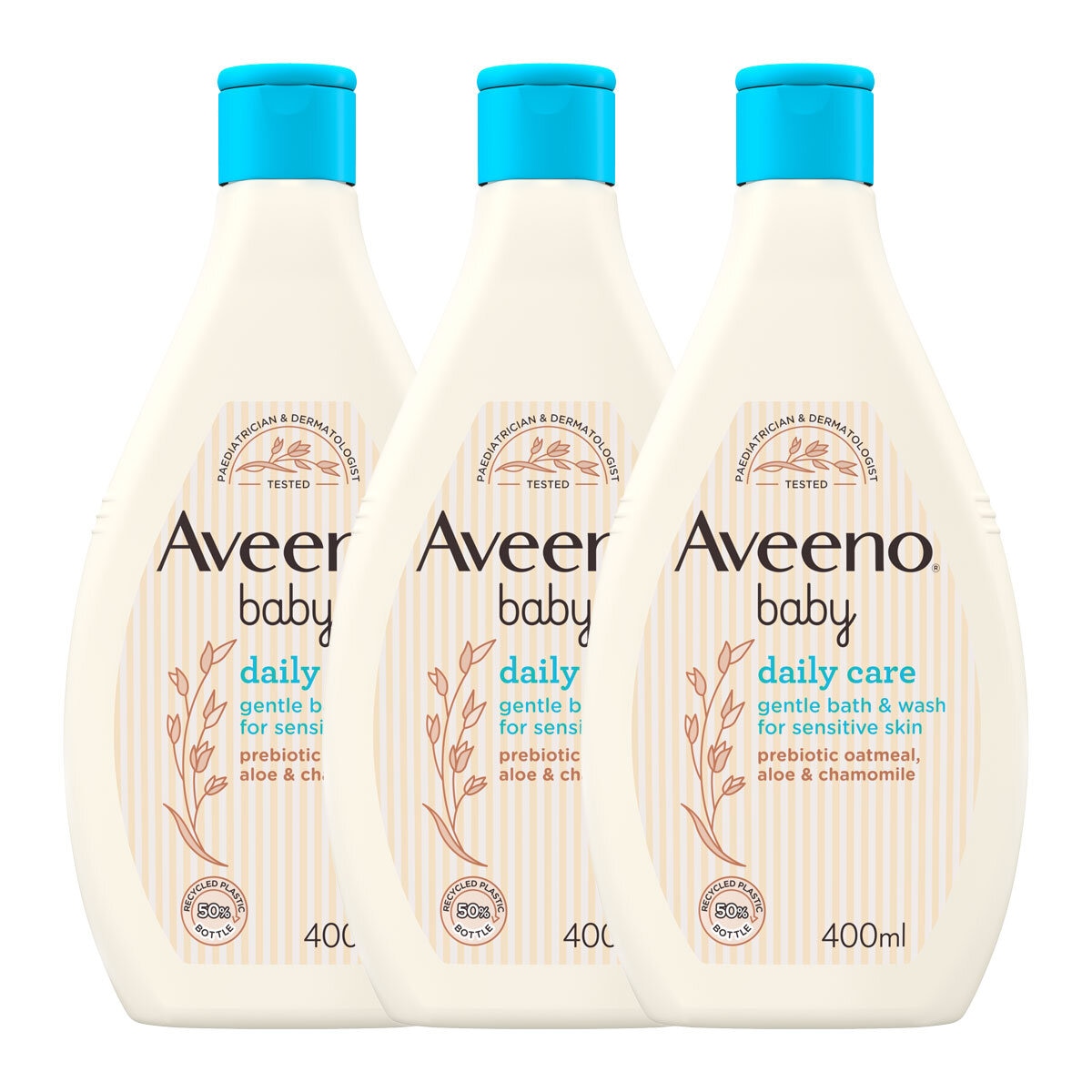 Aveeno Baby Hair & Body Wash, 3 x 400ml  (please create 3 pack)