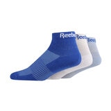 Reebok Unisex Essential Ankle Socks 6 Pack in Blue