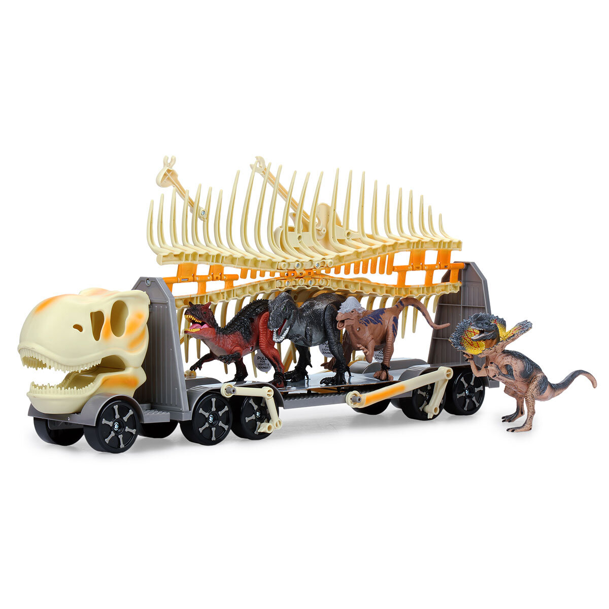 Buy Dino Hauler & 4 Dinos Overview Image at Costco.co.uk