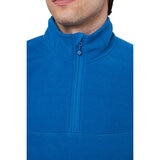 Mondetta Mens Quarter Zip Pullover in Blue