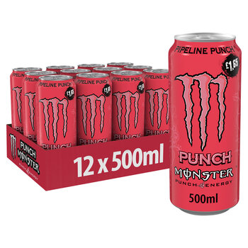 Monster Energy Pipeline Punch PMP £1.65, 12 x 500ml