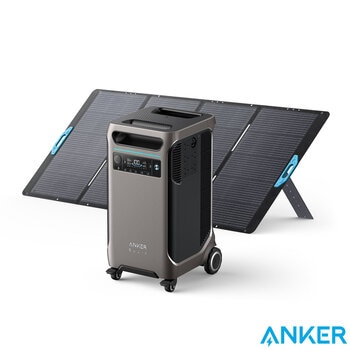 Anker Solix F3800 Portable Power Station 3840Wh & 400W Anker Solix Foldable Solar Panel