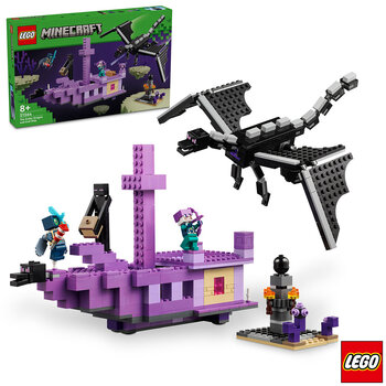 LEGO Minecraft The Ender Dragon and End Ship - Model 21264 (8+ Years)