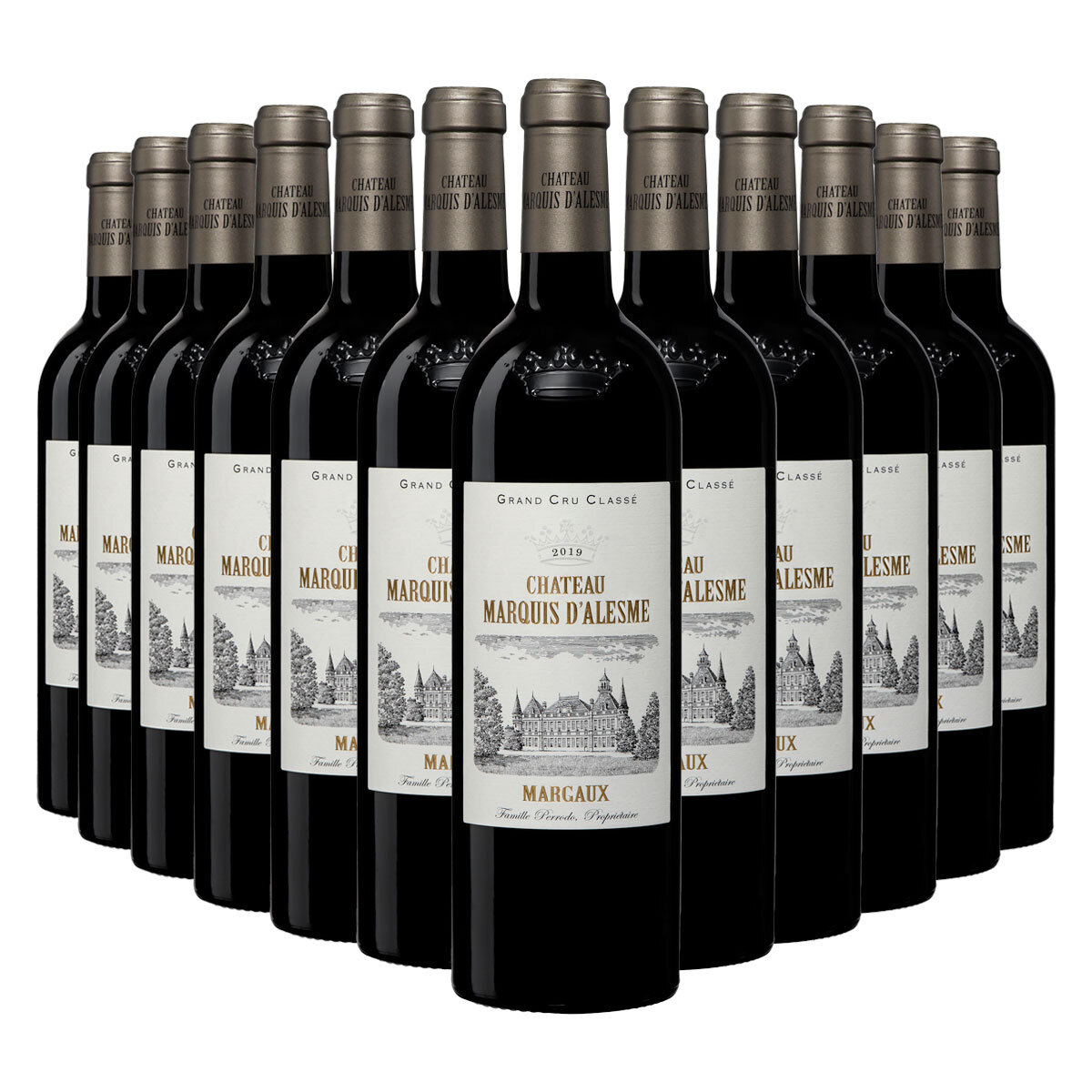 Chateau Marquis d'Alesme Margaux GCC 2019, 12 x 75cl