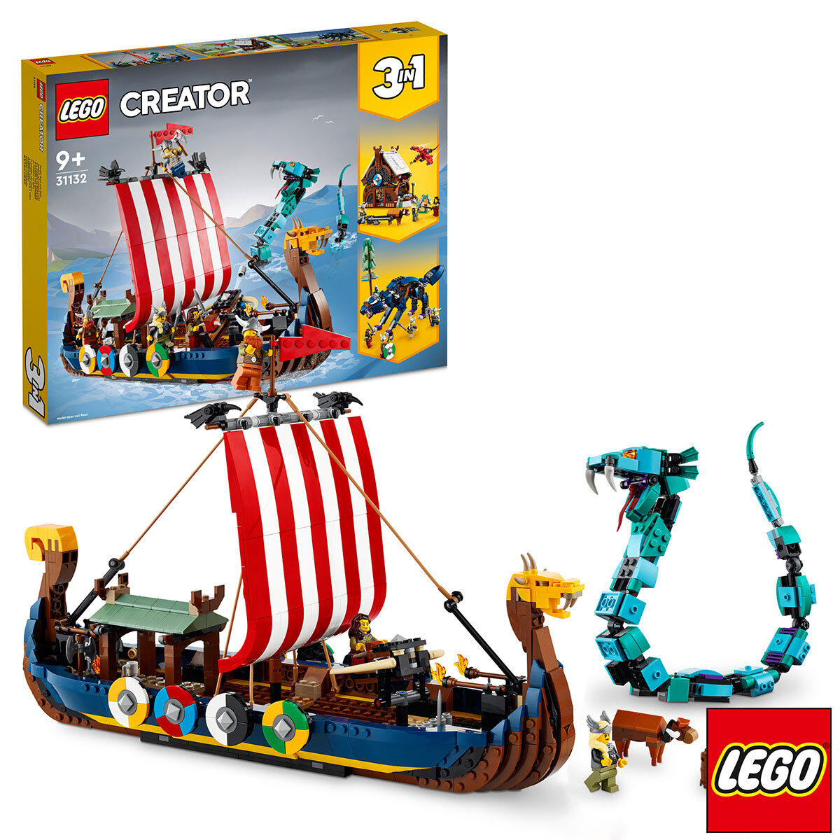 LEGO Creator Viking Ship and the Midgard Serpent - Model