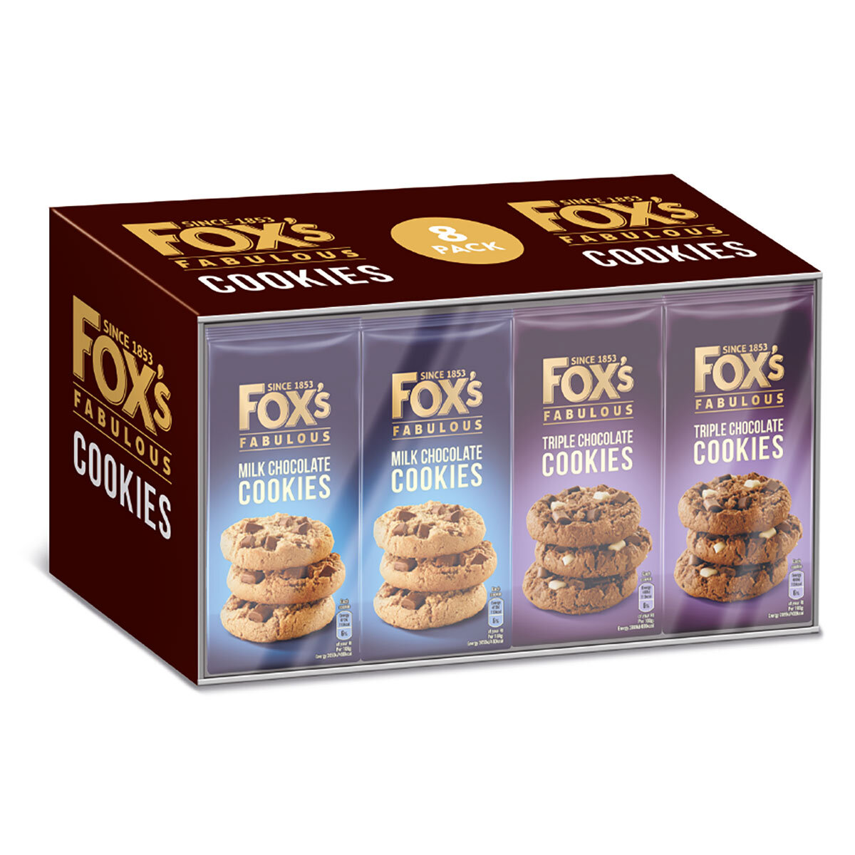 Foxs Cookie Assortments, 8 x 180g