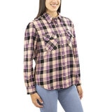 Jachs Ladies Girlfriend Shirt With Snap Buttons in Camel